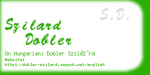 szilard dobler business card